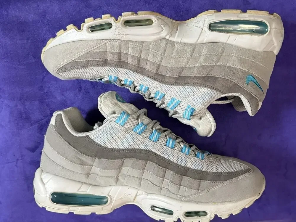 Nike Air Max 95 Men’s Sz.12 Low Top Sneakers Grey Amarillo Colorblock CD7495-100